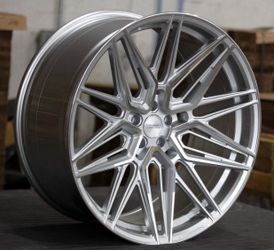 VOSSEN HF-7 SILVER POLISHED. SIZE 20X9 /20X10/ 22X9 / 22X10 /22X12 -24X10 5LUG. CHECK PRICE