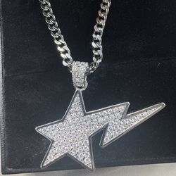 Bape Sta Necklace Silver