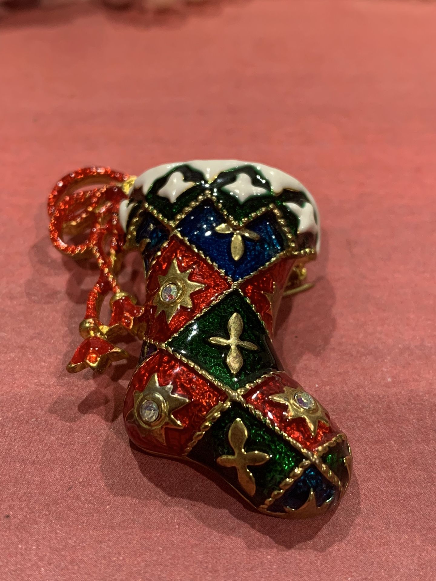 Christmas Stocking Brooch