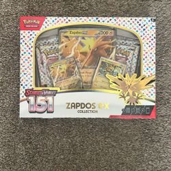 NEW POKEMON 151 Zapdos Ex Collection 