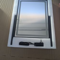 Vanity makeuo Mirror with Lights, Touch Control 3 Color Lighting Modes (16 in, White)