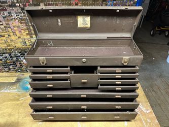 Large Metal Machinist Tool Chest