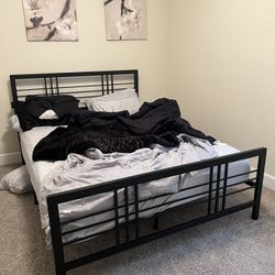 Bed frame And Mattress 
