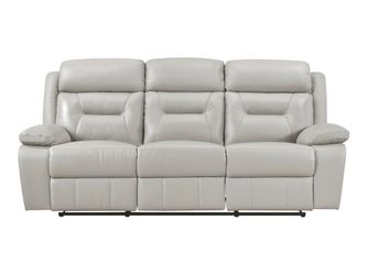 Laconia Silver Double Reclining Sofa