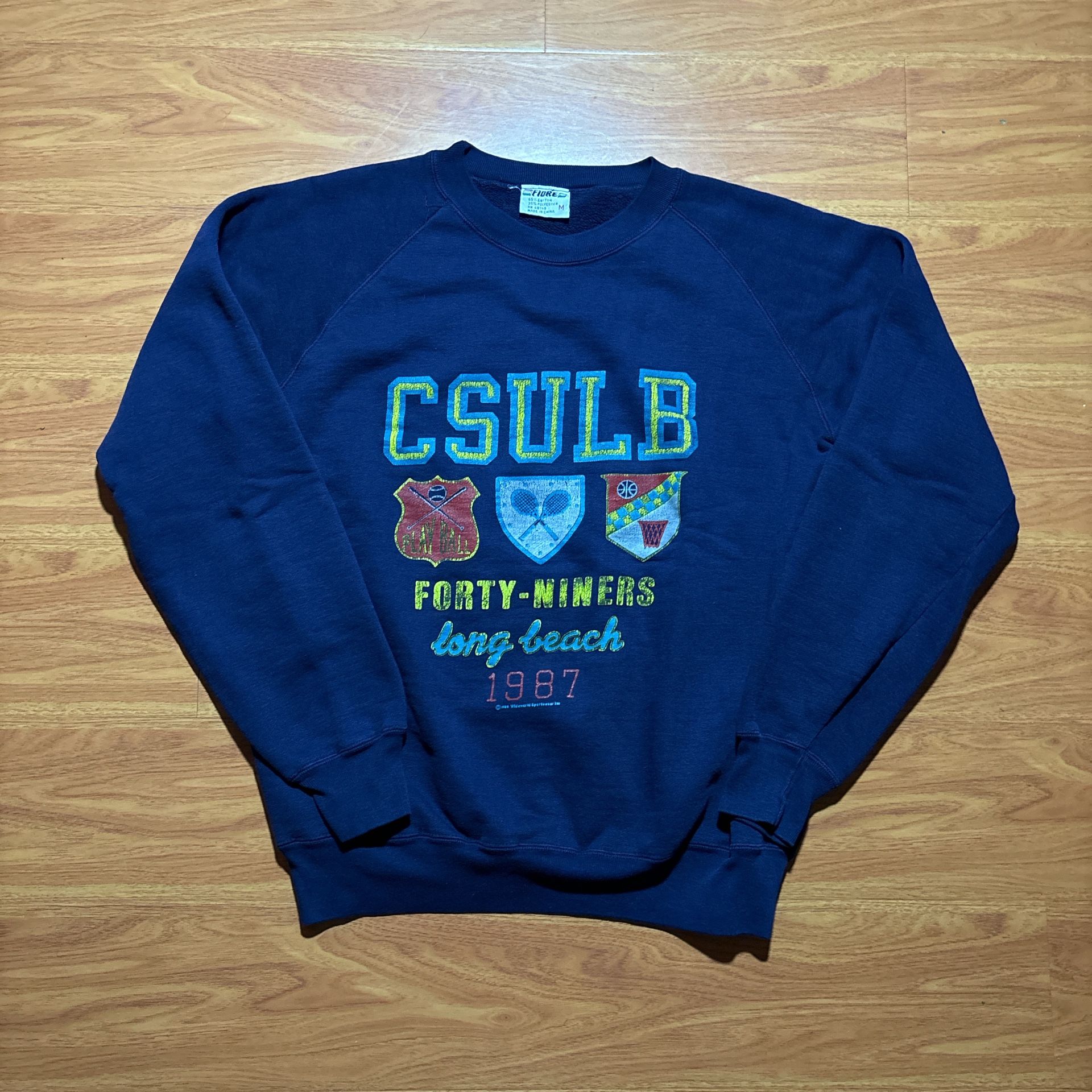 Vintage 1987 CSULB Forty Niners Sweater Size M for Sale in Buena Park CA OfferUp