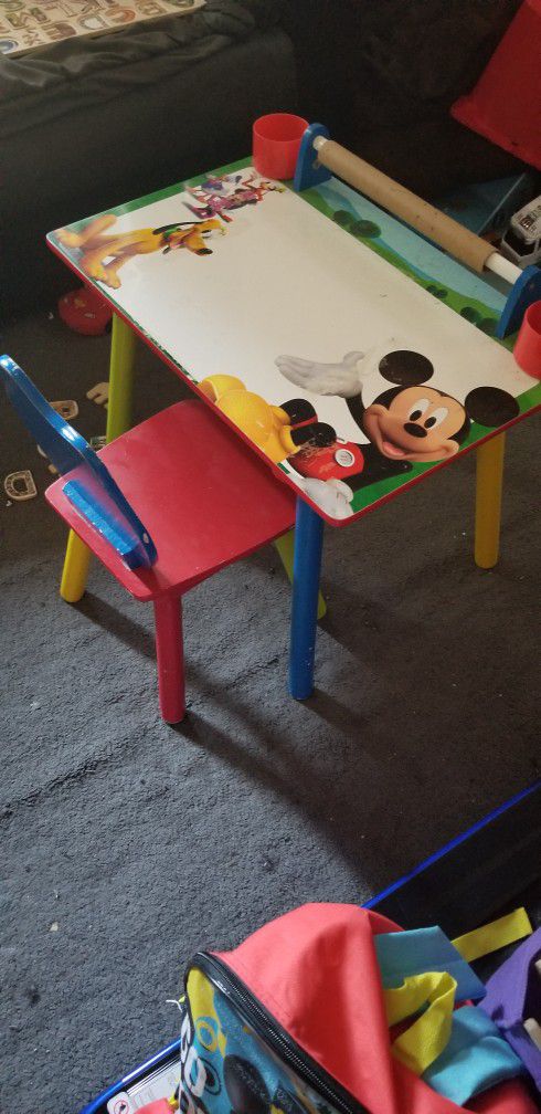Mickey mouse Dry Erase Desk 25.00