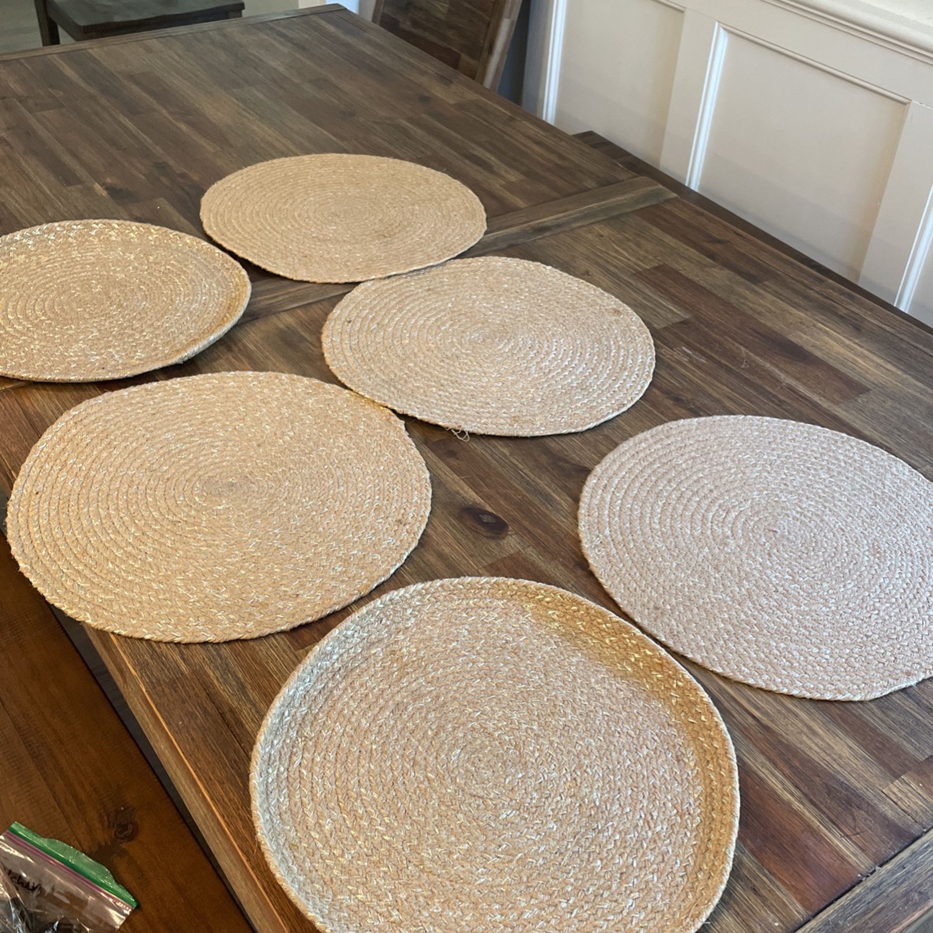 Gold And Beige Placemats