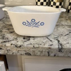 Corning Ware Blue Cornflower Pattern With Lid 