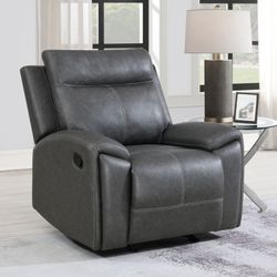 New Gaston Gray Manual Recliner!