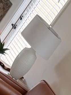 White Ceramic Table Lamp