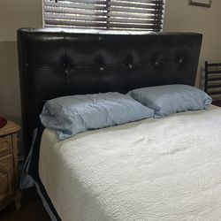 Queen size bed, from macys, head board and