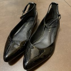 Via Spiga Black Flats Women’s 5.5 