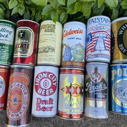 Vintage Cans For Mancave 