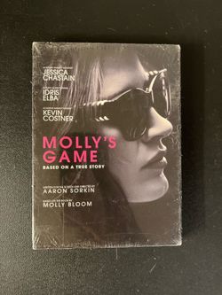 Molly's Game (DVD, 2017) New Sealed