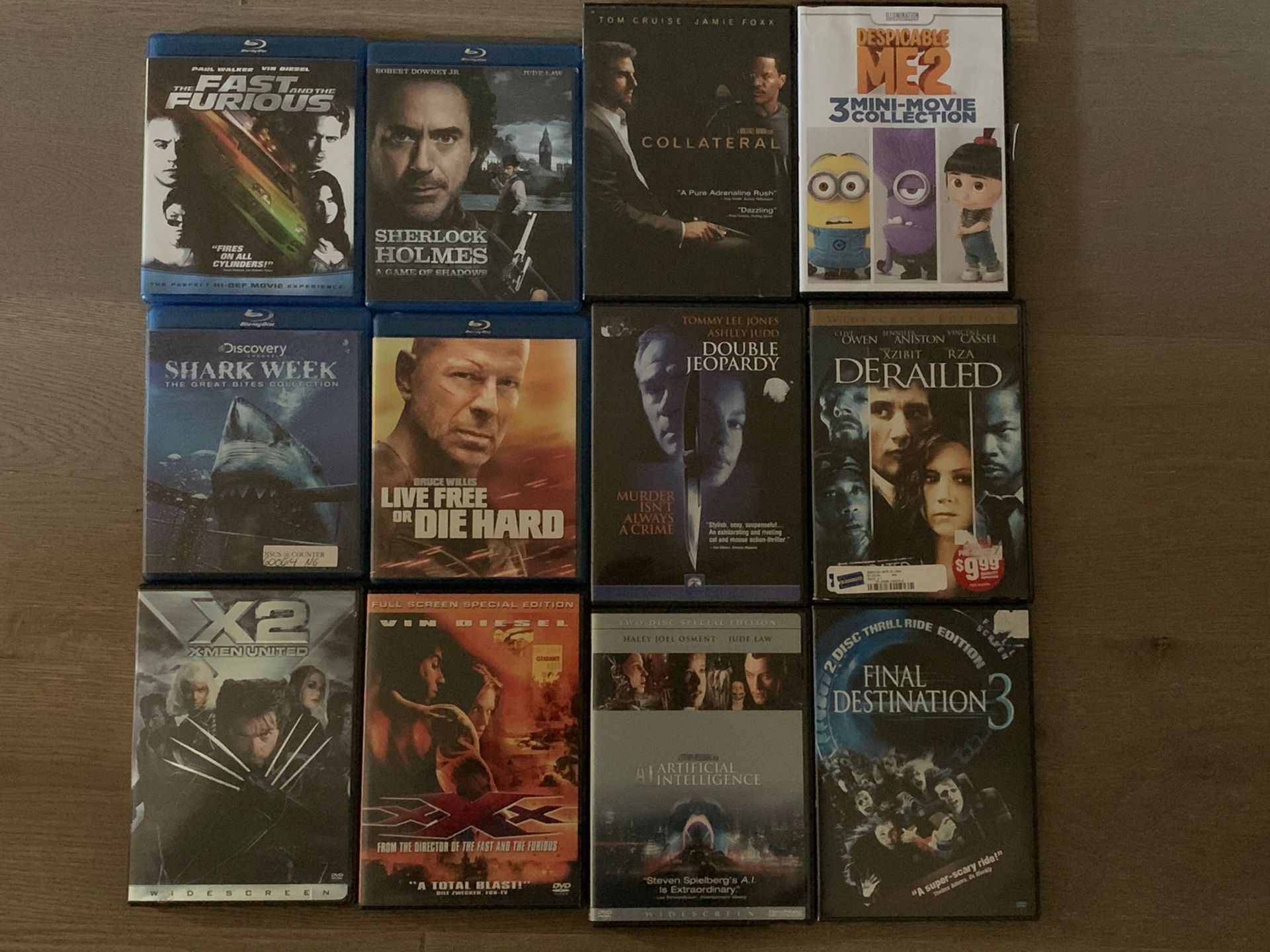 Blu-rays And DVDs