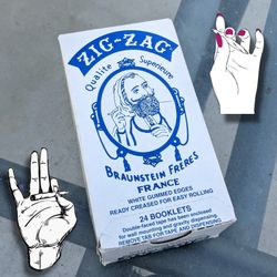 Zig Zag Rolling Paper Packs (Box Of 18)