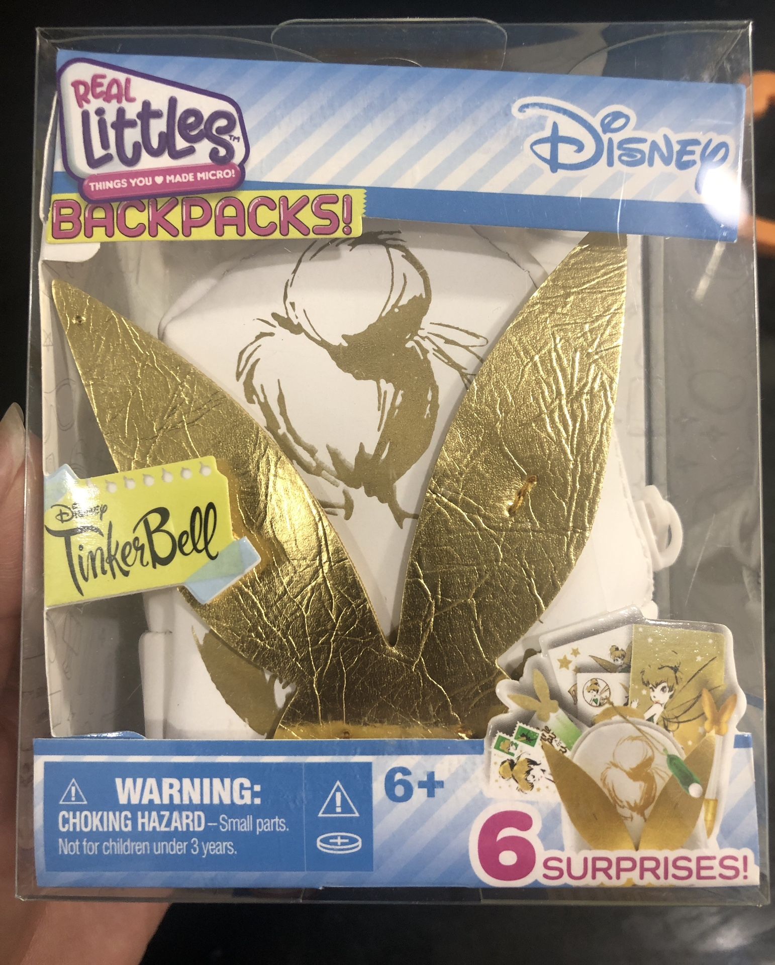 🧚🏽♂️ DISNEY Real Littles 2022 - TINKERBELL - Mini Backpack 6 Surprises!!