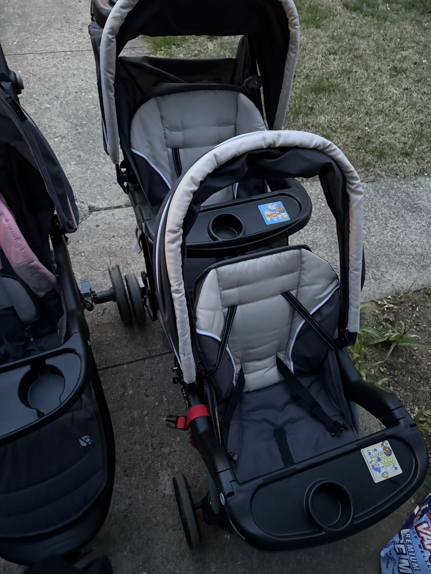 Single Stroller And Double Stroller