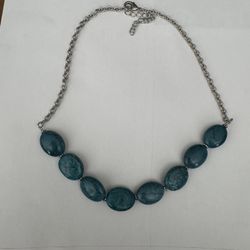 Costume emerald green Stone Necklace