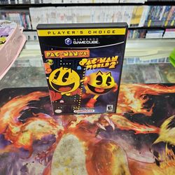 Pac-Man vs./Pac-Man World 2 Nintendo GameCube CIB Complete w Manual Tested