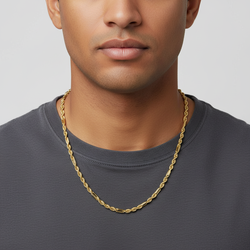 14K Yellow Gold 22" Figarope Chain