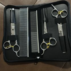Pet Grooming Shears Set
