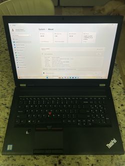 Laptop Lenovo i7 16GB SSD Quadro 4GB