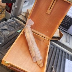 Oil Painters Wooden Box And Stand