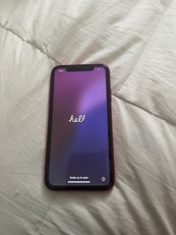 Red iPhone XR