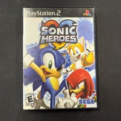 PS2: Sonic Heroes (Sony PlayStation 2, 2005) Complete W/ Manual