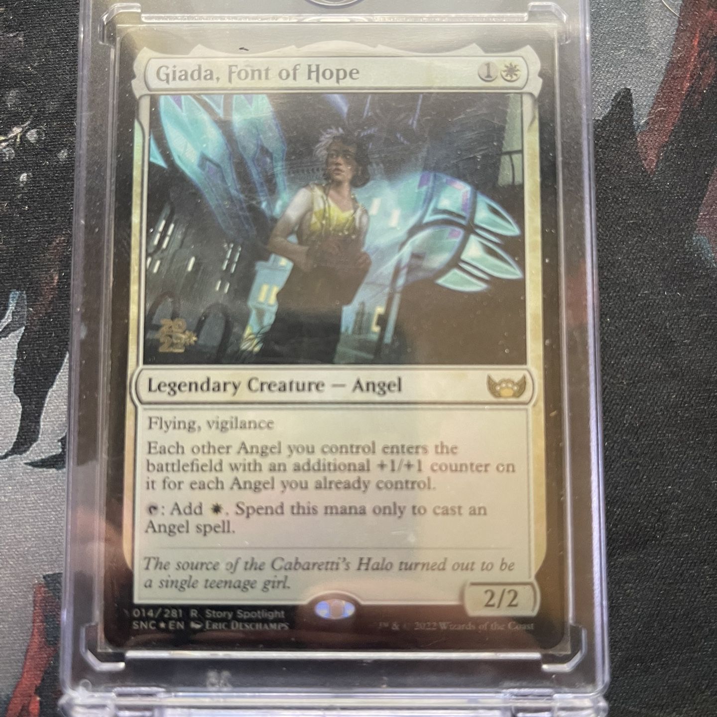 mtg giada commander deck Commander Series Playmat Stitched Giada, Font of Hope – Silver Goblin main image 1