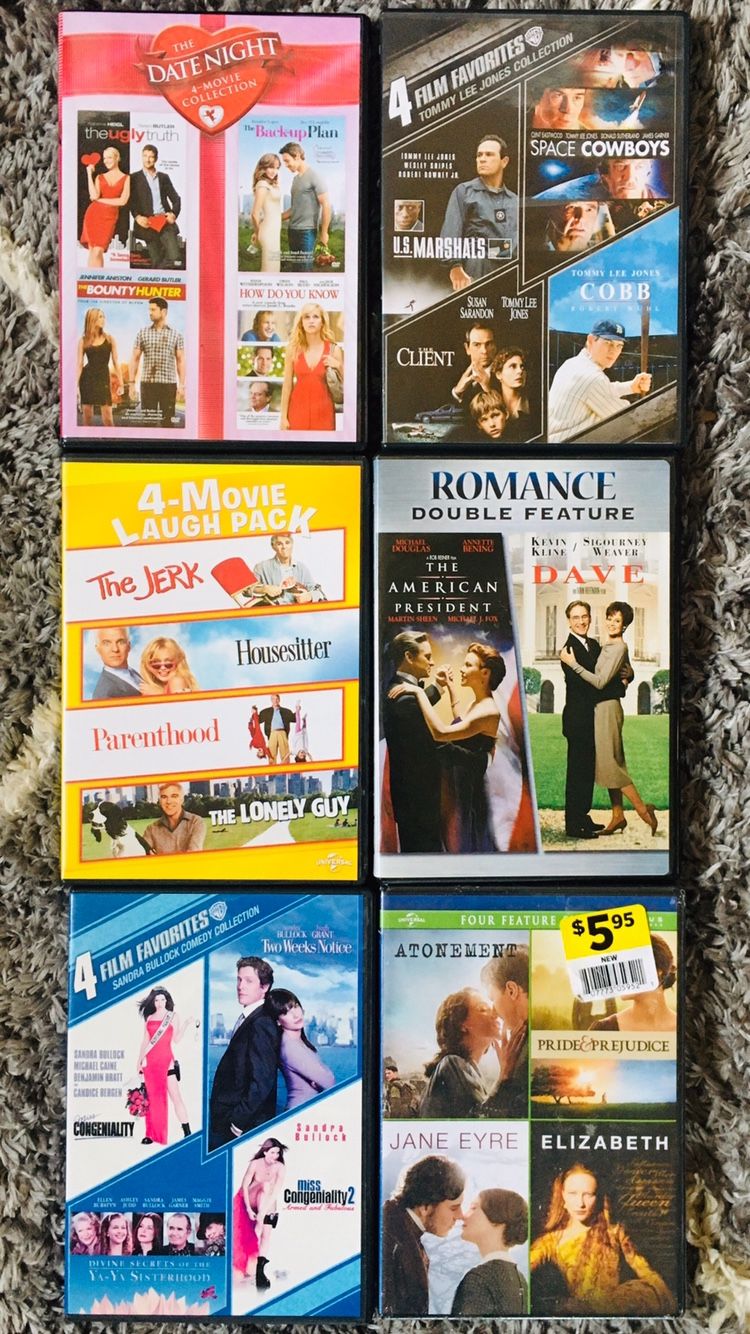 Movies (22 DVDs For $20)