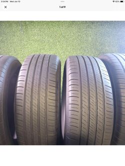SET of 235 65R18 Michelin Primacy Tour A/S 70% Tread 6/32 106H SKU 27483 Road Force Balanccing