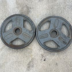 Olympic Weight Plates.      60 Dollars 
