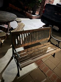 Beautiful cast iron bench