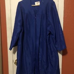 Blue Graduation Gown 