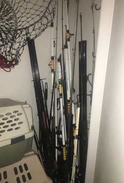 fishing rods with reel $25 a piece $60 for 3