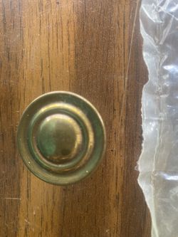 12 Antique Brass Knobs - NIB- Never Opened