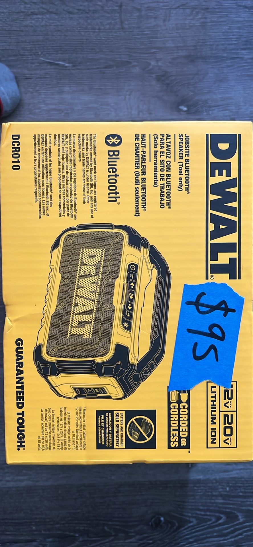 Jobsite Bluetooth Speaker, Tool Only