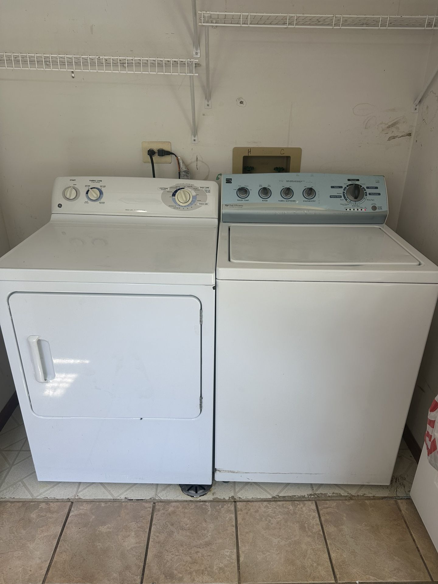 Washer & Gas dryer