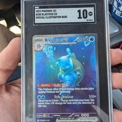 Blastoise Ex Graded 10