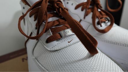 Nike Air Force 1 Low FN5757-100 Size 10 White Brown Blue