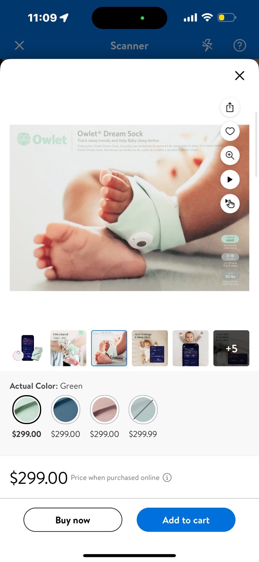 Owlet Dream Sock