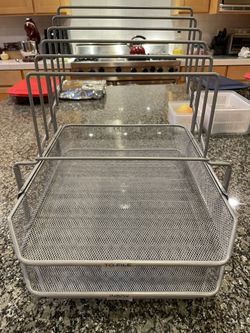 Desk Inbox/outbox Organizer