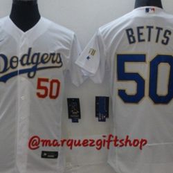 Men's Mookie Betts Dodgers Jerseys (XL)