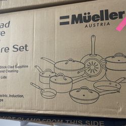 Müeller UltraClad Sapphire 14 Pc Cookware Set