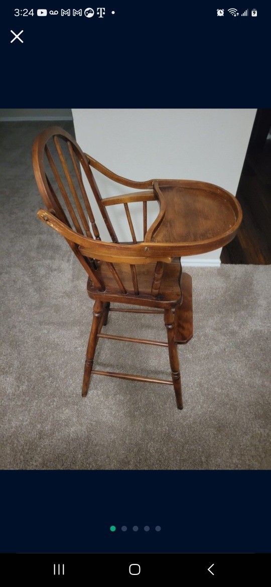  Wood Highchair  100