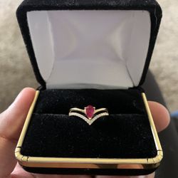 14k Ring With Ruby