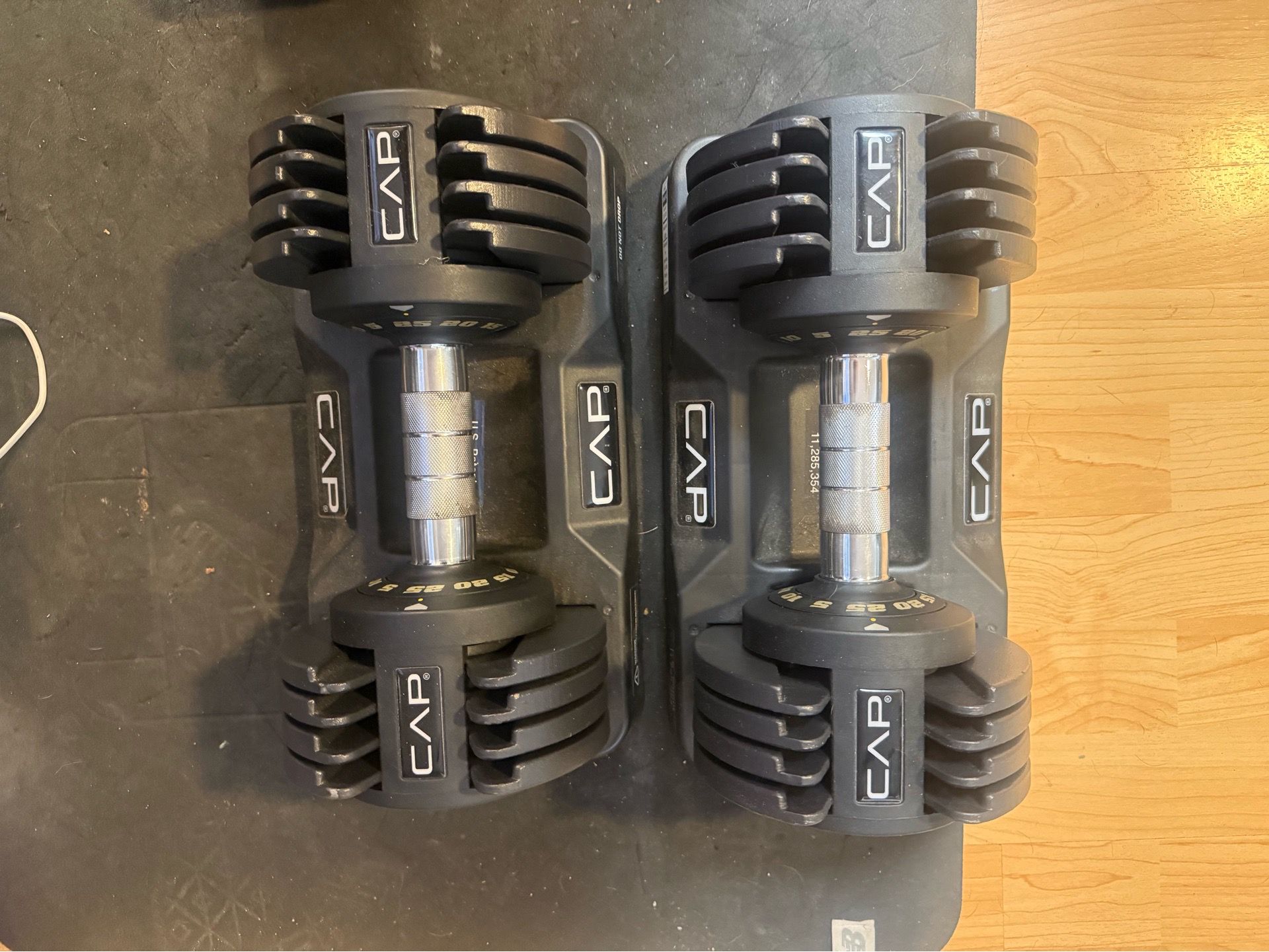 CAP Adjustable weights 5-25lbs