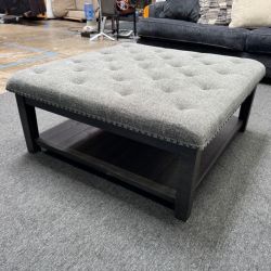 Borlofield Coffee Table Ottoman (Tufted) - Retails $525 - Can Deliver